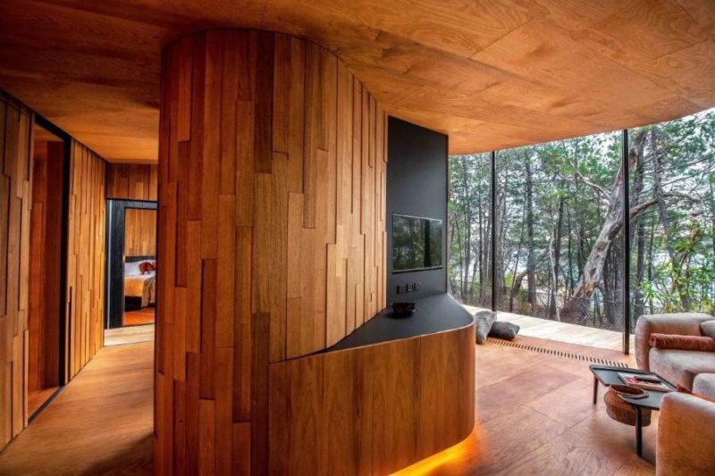 Intérieur de cabane du Freycinet Lodge - Australie | Au Tigre Vanillé