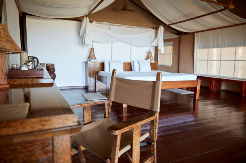 Chambre du Fundu Lagoon Lodge sur l'île de Pemba - Tanzanie | Au Tigre Vanillé