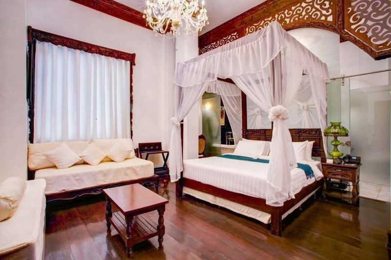 Chambre à l'hôtel Luna de Vigan - Philippines | Au Tigre Vanillé