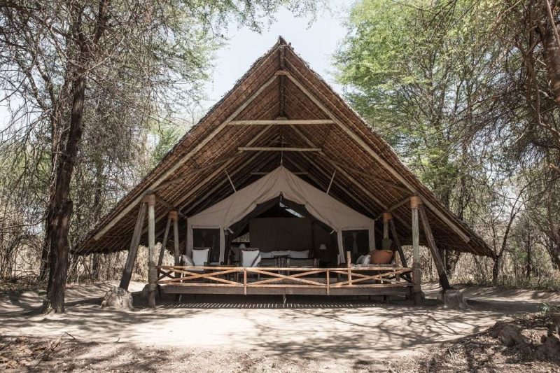 Bungalow de l'hôtel Jongomero dans le parc national de Ruaha - Tanzanie | Au Tigre Vanillé