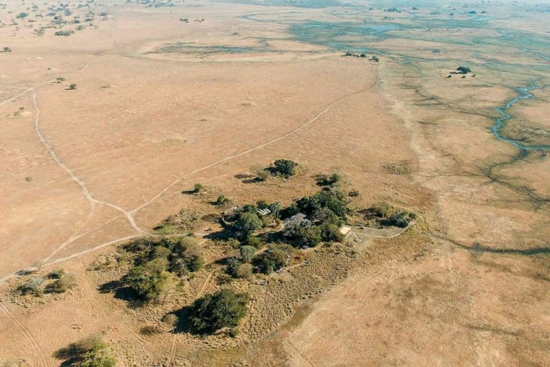 Vue aerienne du camp de Shumba à Kafue - Zambie | Au Tigre Vanillé