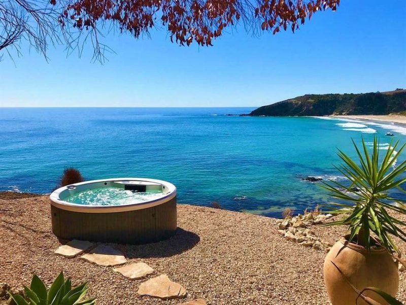 Jacuzzi à l'hôtel Lifetime Retreat sur Kangaroo Island - Australie | Au Tigre Vanillé