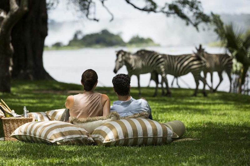 Pique-nique à l'hôtel Royal Chundu près du chutes Victoria - Zambie | Au Tigre Vanillé