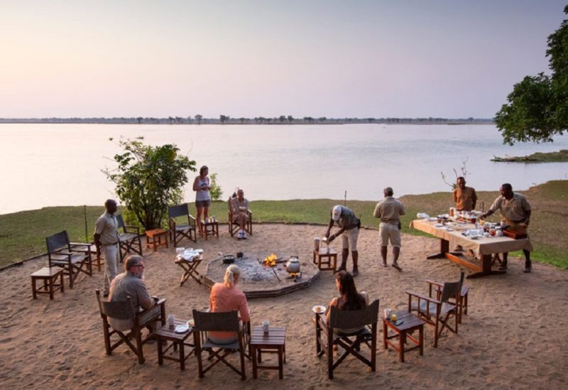 Feu de camp de l'hotel Chongwe à Lower Zambezi - Zambie | Au Tigre Vanillé