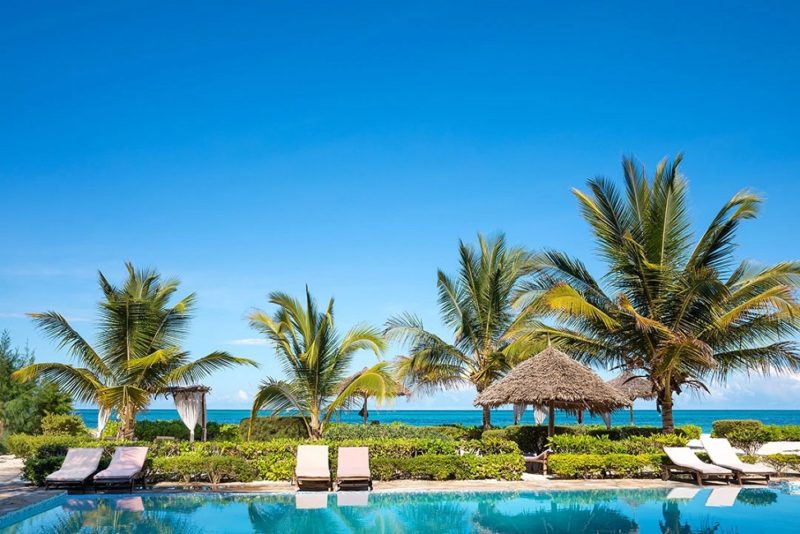 Piscine de l'hotel Next Paradise à Zanzibar - Tanzanie | Au Tigre Vanillé