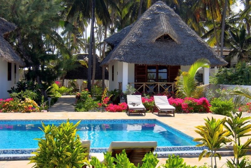 Villa et piscine de l'hotel Next Paradise à Zanzibar - Tanzanie | Au Tigre Vanillé
