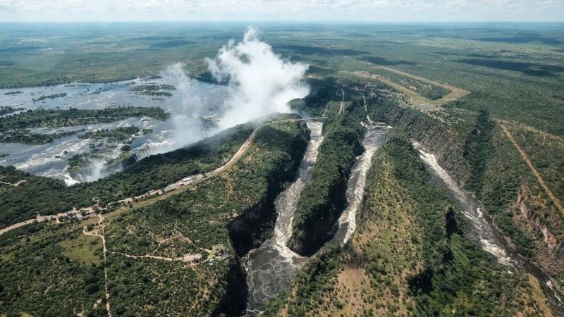 Survol des chutes Victoria - Zimbabwe | Au Tigre Vanillé