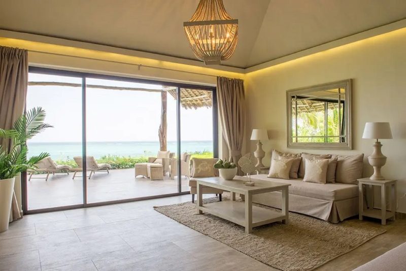 Vue depuis une villa de l'hotel Zawadi à Zanzibar - Tanzanie | Au Tigre Vanillé