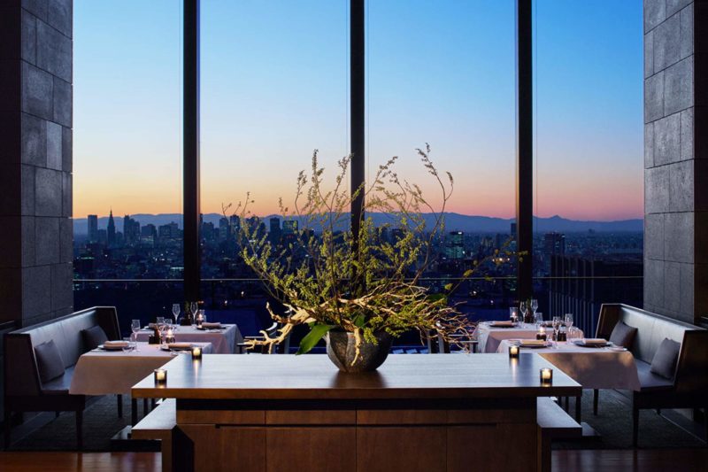 Restaurant de l'hôtel Aman Tokyo - Japon | Au Tigre Vanillé