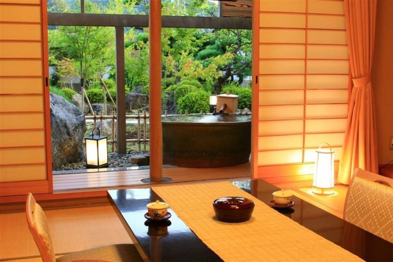 Chambre du ryokan Kifu No Sato - Japon | Au Tigre Vanillé