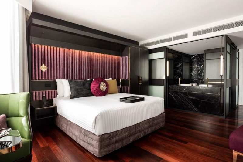 Chambre de l'hôtel QT Perth - Australie | Au Tigre Vanillé