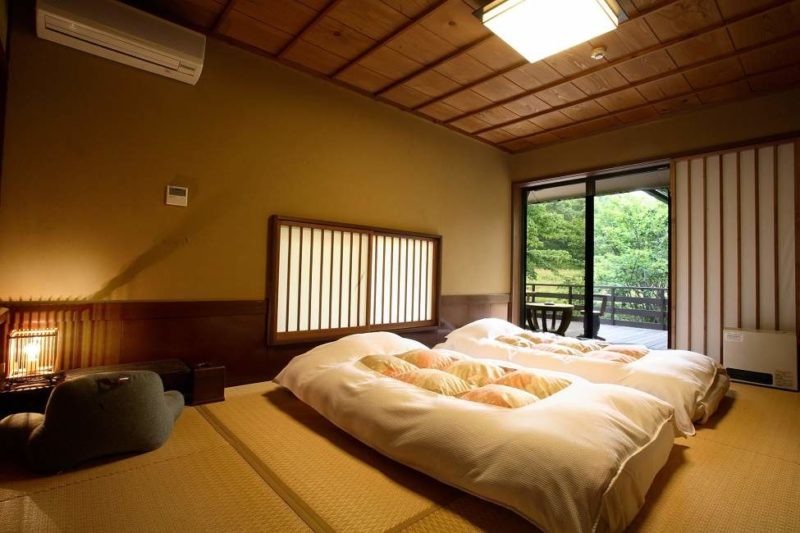 Chambre du ryokan Satonoyu Waraku - Japon | Au Tigre Vanillé
