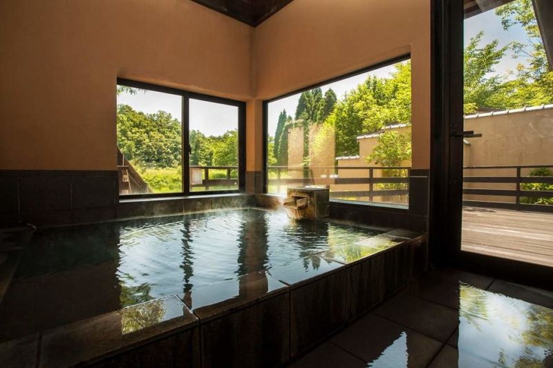 Onsen du ryokan Satonoyu Waraku - Japon | Au Tigre Vanillé