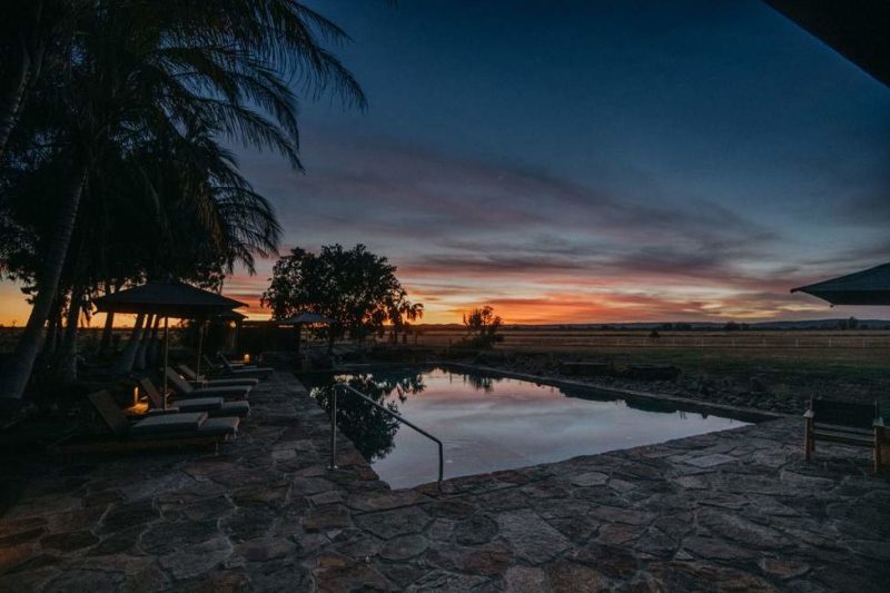 Piscine de l'hôtel Bullo River Station - Australie | Au Tigre Vanillé