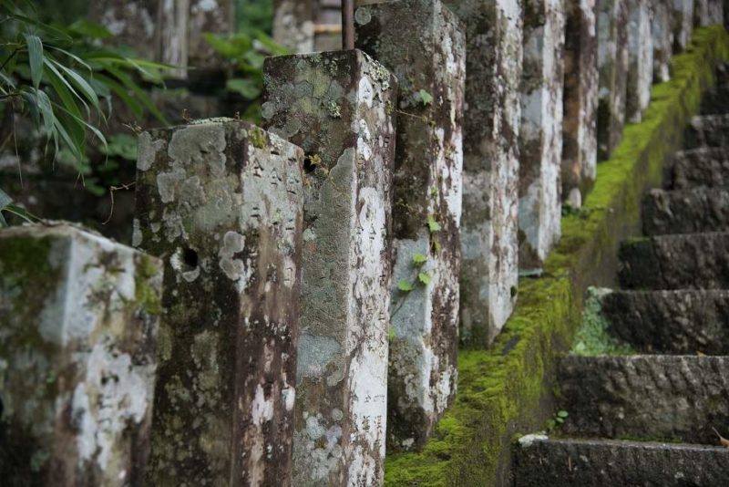 Escalier sur le chemin de pélerinnage dans l'île de Shikoku - Japon | Au Tigre Vanillé