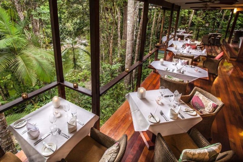 Restaurant du Silky Oaks Lodge - Australie | Au Tigre Vanillé