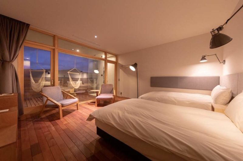 Chambre de l'hôtel Satoyama Jujo dans le Tohoku - Japon | Au Tigre Vanillé