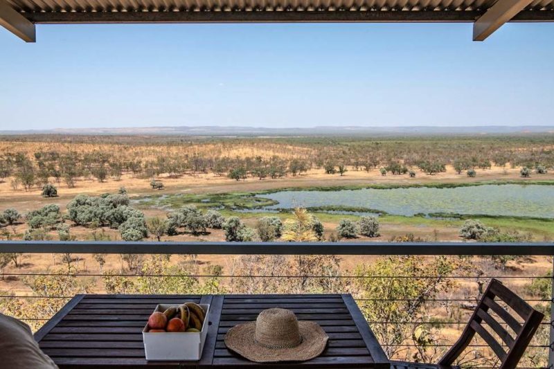 Terrasse de l'hôtel Bullo Station River - Australie | Au Tigre Vanillé