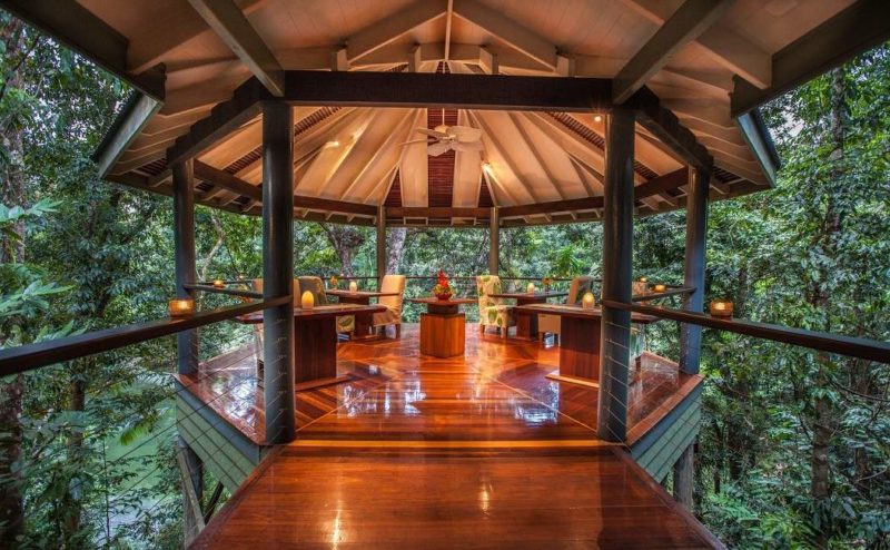 Terrasse du Silky Oak Lodge - Australie | Au Tigre Vanillé