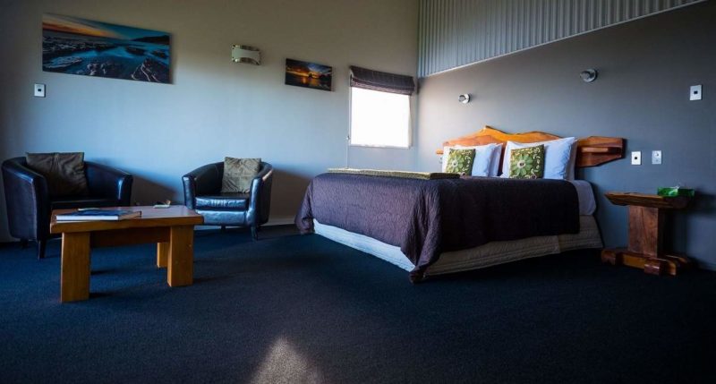 Chambre de l'hôtel Breakers Accomodation à Punakaiki - Nouvelle-Zélande | Au Tigre Vanillé