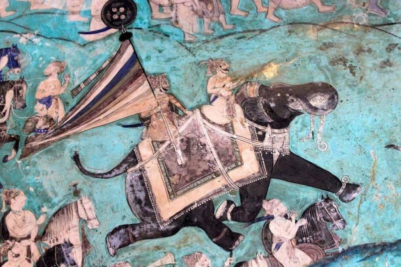 Admirer les peintures dans les palasi de Bundi - Rajasthan, Inde | Au Tigre Vanillé