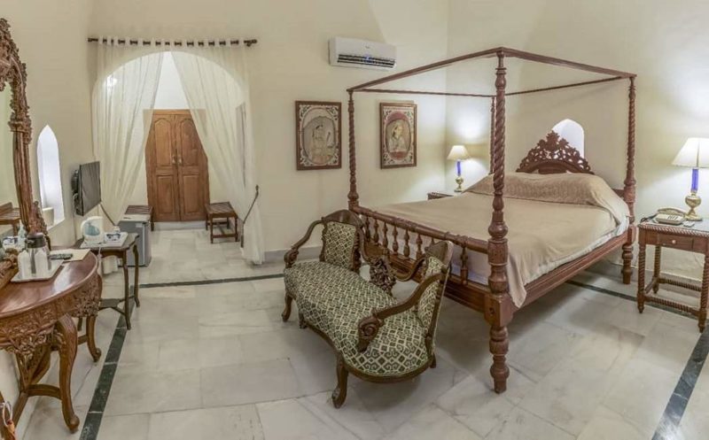 Chambre de l'hotel Castle Mandawa - Rajasthan, Inde | Au Tigre Vanillé