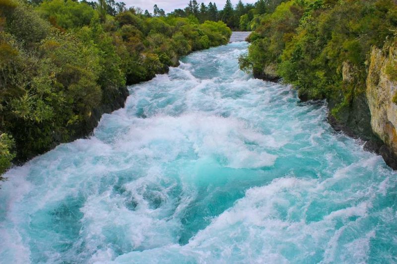 Balade vers les chutes de Huka à Taupo - Nouvelle-Zélande | Au Tigre Vanillé