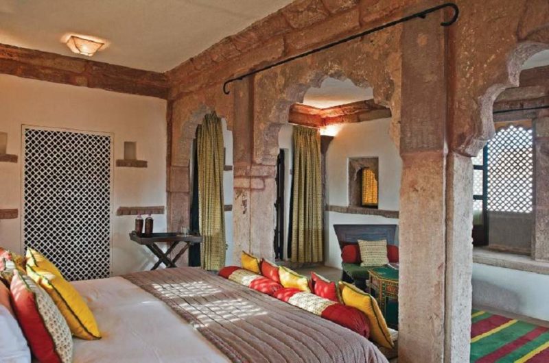 Chambre de l'hôtel Ranvas à Nagaur au Rajasthan - Inde | Au Tigre Vanillé