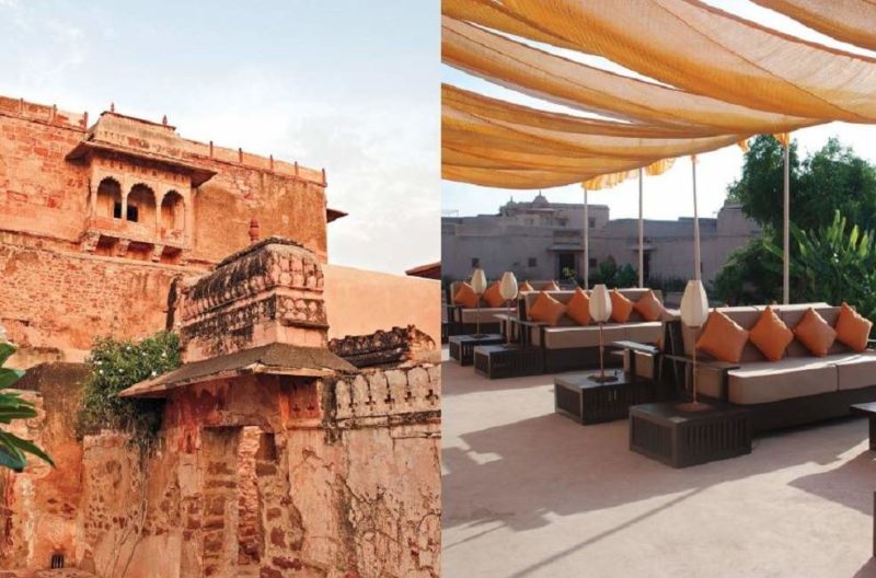 Terrasse de l'hôtel Ranvas à Nagaur au Rajasthan - Inde | Au Tigre Vanillé