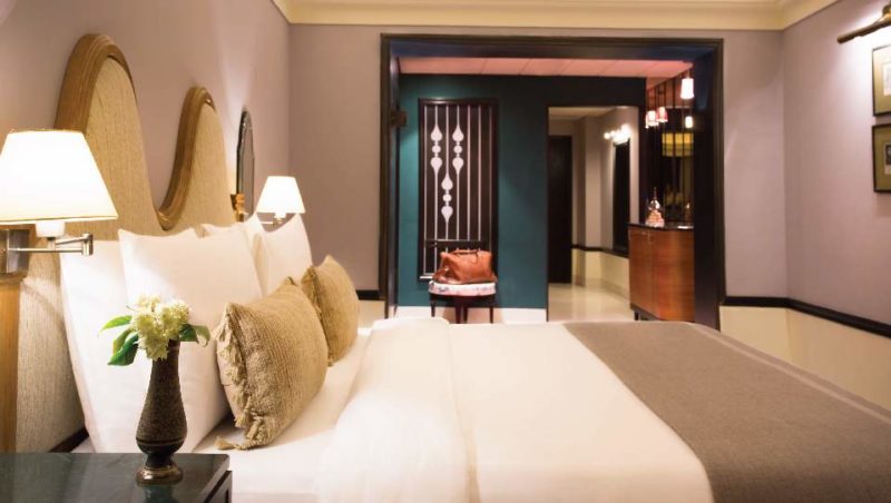 Chambre à l'hôtel Narendra Bhawan à Bikaner - Rajasthan, Inde | Au Tigre Vanillé