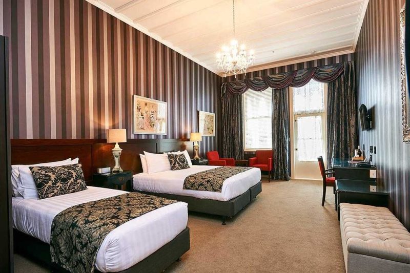 Chambre twin de l'hôtel Princes Gate - Nouvelle-Zélande | Au Tigre Vanillé