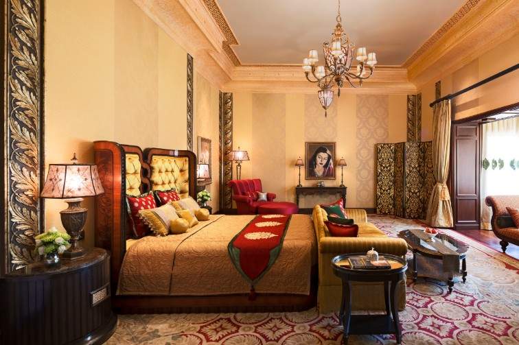 Chambre de l'hôtel Taj Rambagh Palace à Jaipur - Rajasthan, Inde | Au Tigre Vanillé