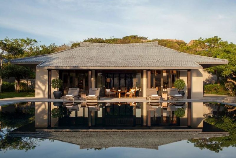 Residence pool à l'hôtel Amanoi Nha Trang - Vietnam | Au Tigre Vanillé