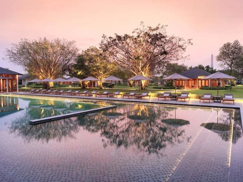 Piscine de l'hôtel Azerai Can Tho - Vietnam | Au Tigre Vanillé