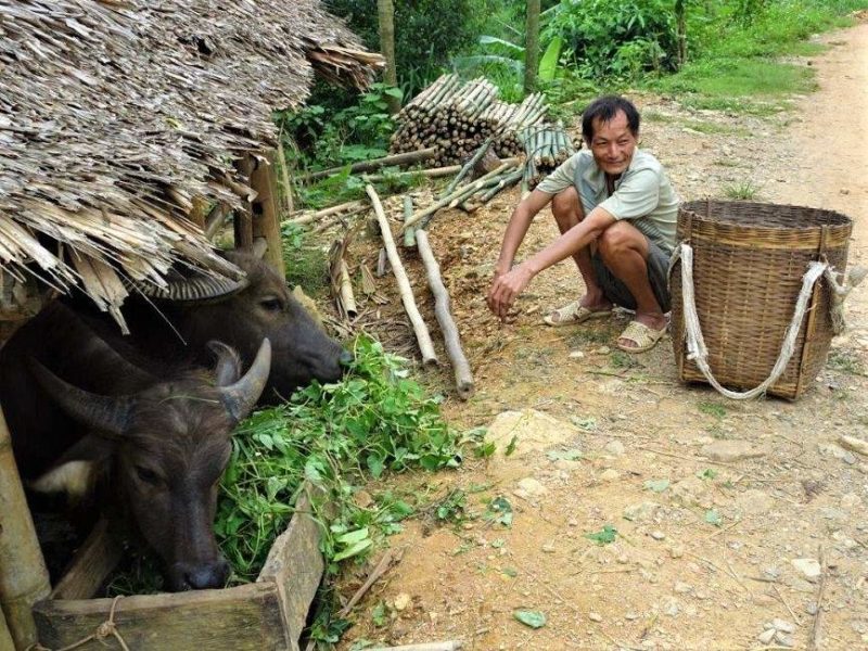 Rencontres lors d'une balade à vélo dans le campagne de Mai Chau - Vietnam | Au Tigre Vanillé