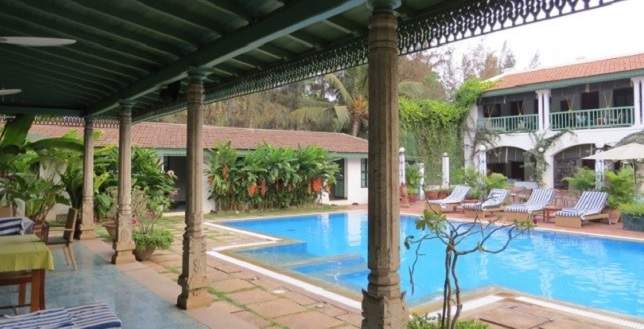 Piscine hotel bangala à Chettinad en Inde du Sud | Au Tigre Vanillé