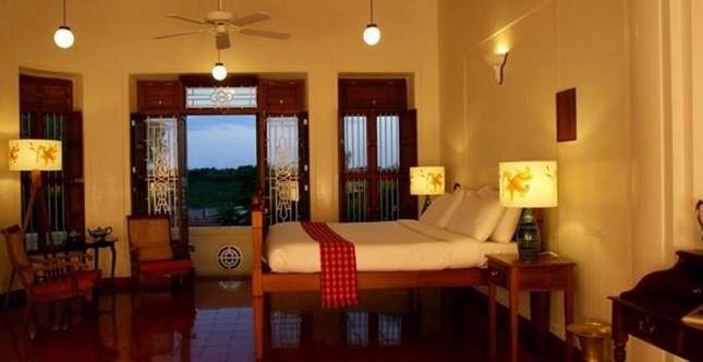 Chambre hotel Visalam à Chettinad en Inde du Sud | Au Tigre Vanillé