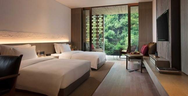 Chambre hotel Alila Yangshuo à Guilin - Chine | Au Tigre Vanillé