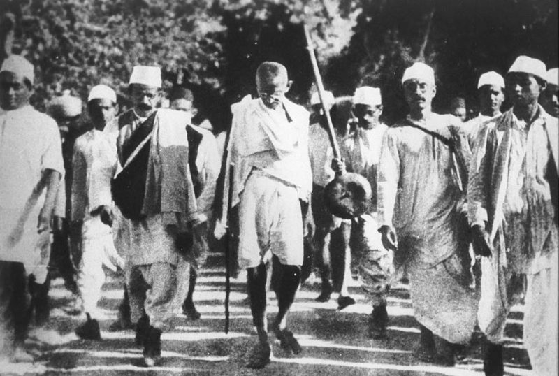 Marche du sel de Gandhi à Ahmedabad en Inde centrale | Au Tigre Vanillé