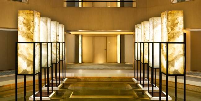 Lobby hotel Upper House à Hong kong - Chine | Au Tigre Vanillé