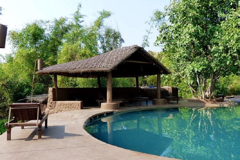 Piscine de l'hôtel Hampi Boulder à Hampi - Inde | Au Tigre Vanillé