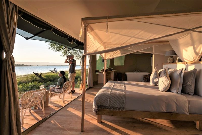 Tente de l'hotel Kuthengo à Liwonde - Malawi | Au Tigre Vanillé