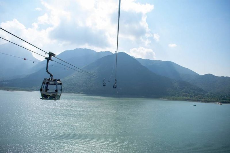 Télécabine pour les iles de Lantau à Hong kong - Chine | Au Tigre Vanillé