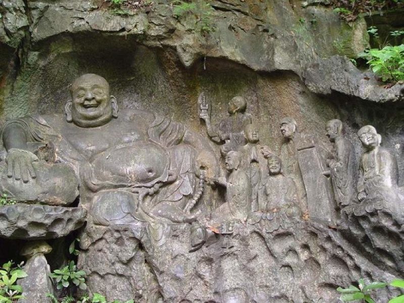 Temple et statues à Hangzhou - Chine | Au Tigre Vanillé