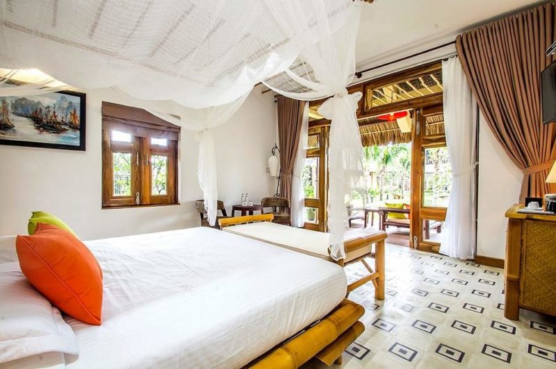 Chambre de l'hôtel Mekong Island Lodge - Vietnam | Au Tigre Vanillé