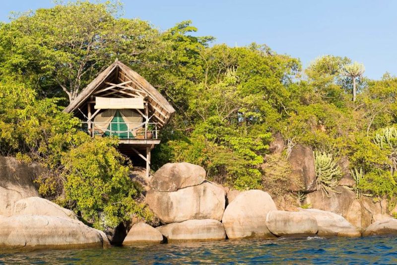 Bungalow de Mumba Island Camp - Malawi | Au Tigre Vanillé