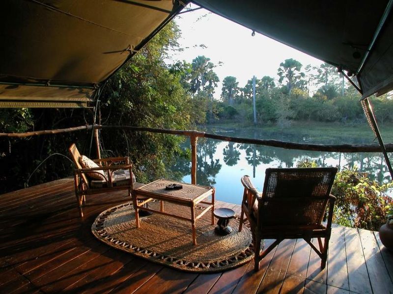 Terrasse privée du Mvuu Lodge - Malawi | Au Tigre Vanillé