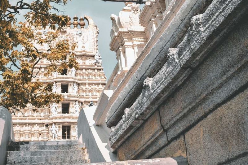 Temple hindou de Mysore en Inde du Sud | Au Tigre Vanillé