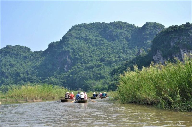 Navigation en sampan dans la région de Tam Coc - Vietnam | Au Tigre Vanillé