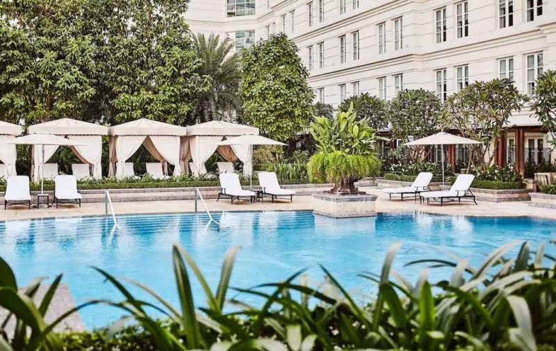 Piscine de l'hôtel Park Hyatt de Saigon - Vietnam | Au Tigre Vanillé